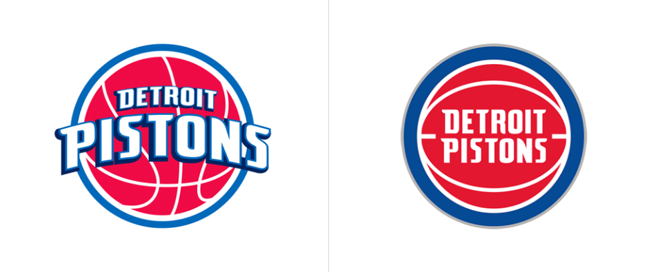 detroit pistons底特律活塞队的新logo