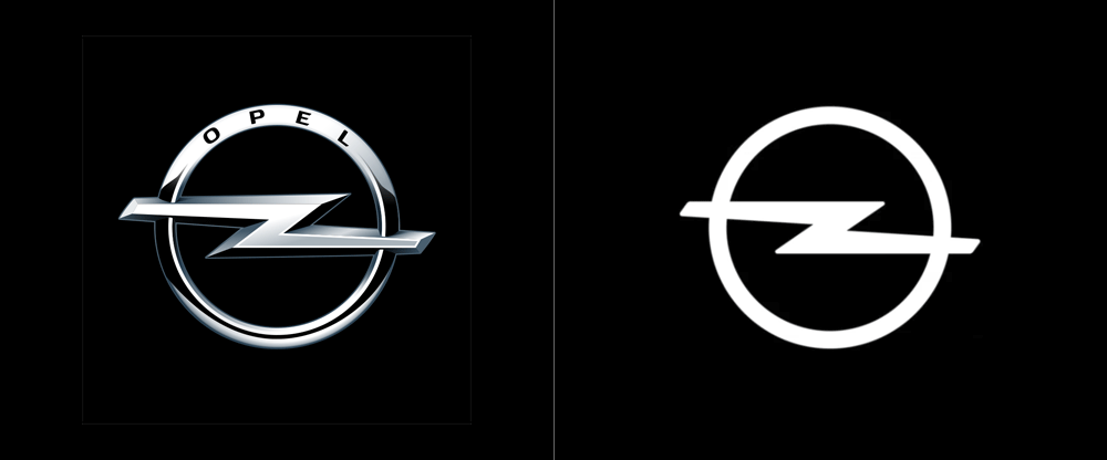 opel欧宝汽车公布新logo